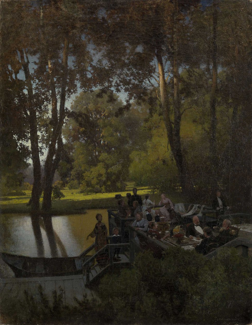 Parkta Öğle Yemeği by Pyotr Alexandrovich Sukhodolsky