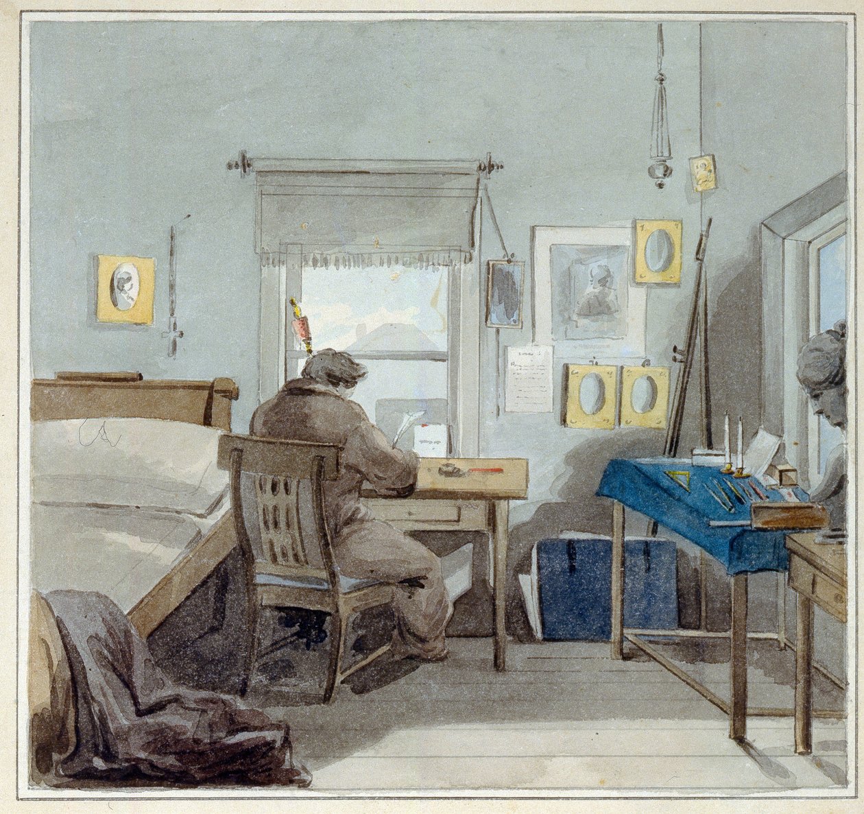 Çok zor. Dans la maison de Pavel Nashchokin (1801-?) (Moscou). (İş Yerinde. Pavel Nashchokin Evi