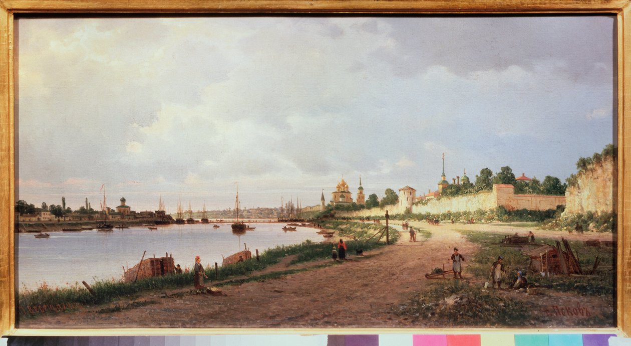 Pskov (Rusya) (Pskov) - Tablo Pyotr Petrovich Vereshchagin (Pyotr Vereshchagin) (1836-1886), tuval üzerine yağlı boya by Pjotr ​​​​Petrowitsch Wereschtschagin