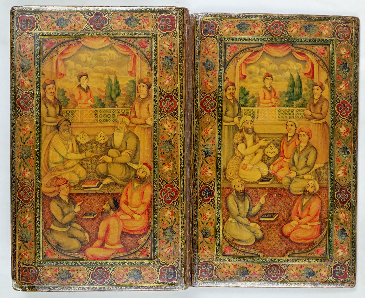 Bilinmeyen resim by Qajar School
