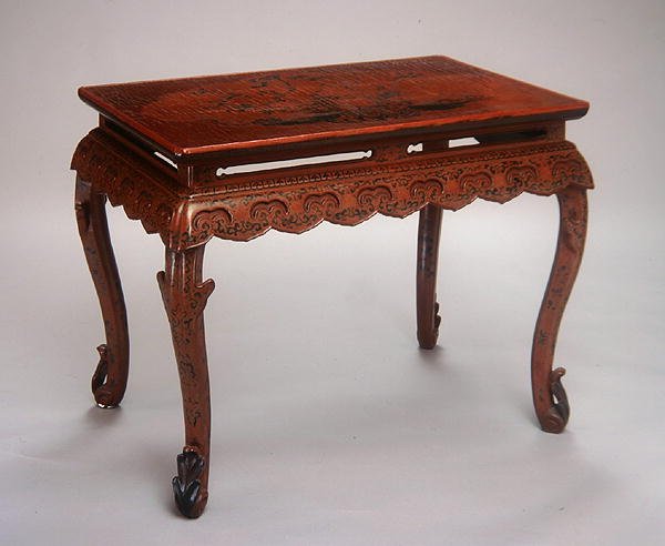 Tablo, Kangxi dönemi (1662-1722) (laklı ahşap ve kenevir kumaş) (ayrıca bkz. 272132) by Qing Dynasty Chinese School