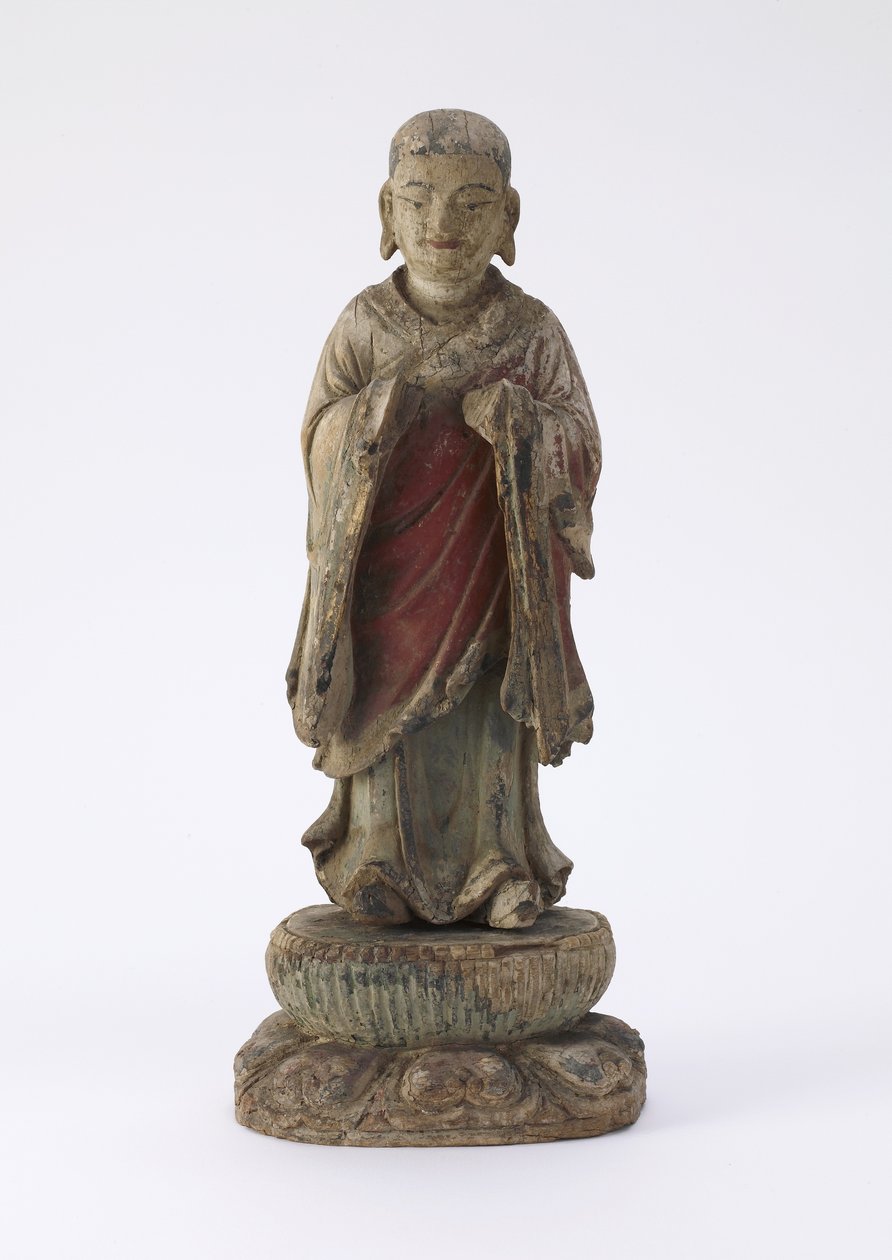 Keşiş A-nan (Ananda) figürü by Qing Dynasty Chinese School