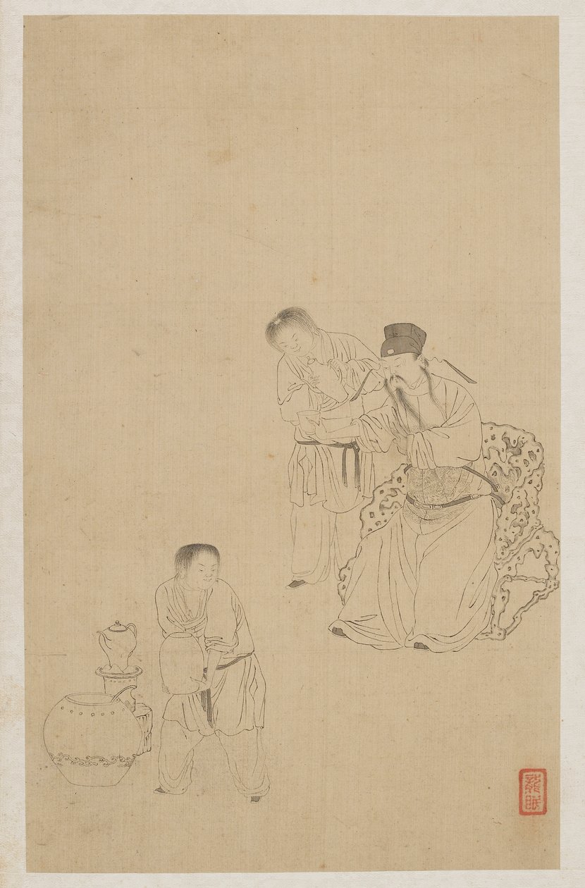 rakamlar by Qing Dynasty Chinese School