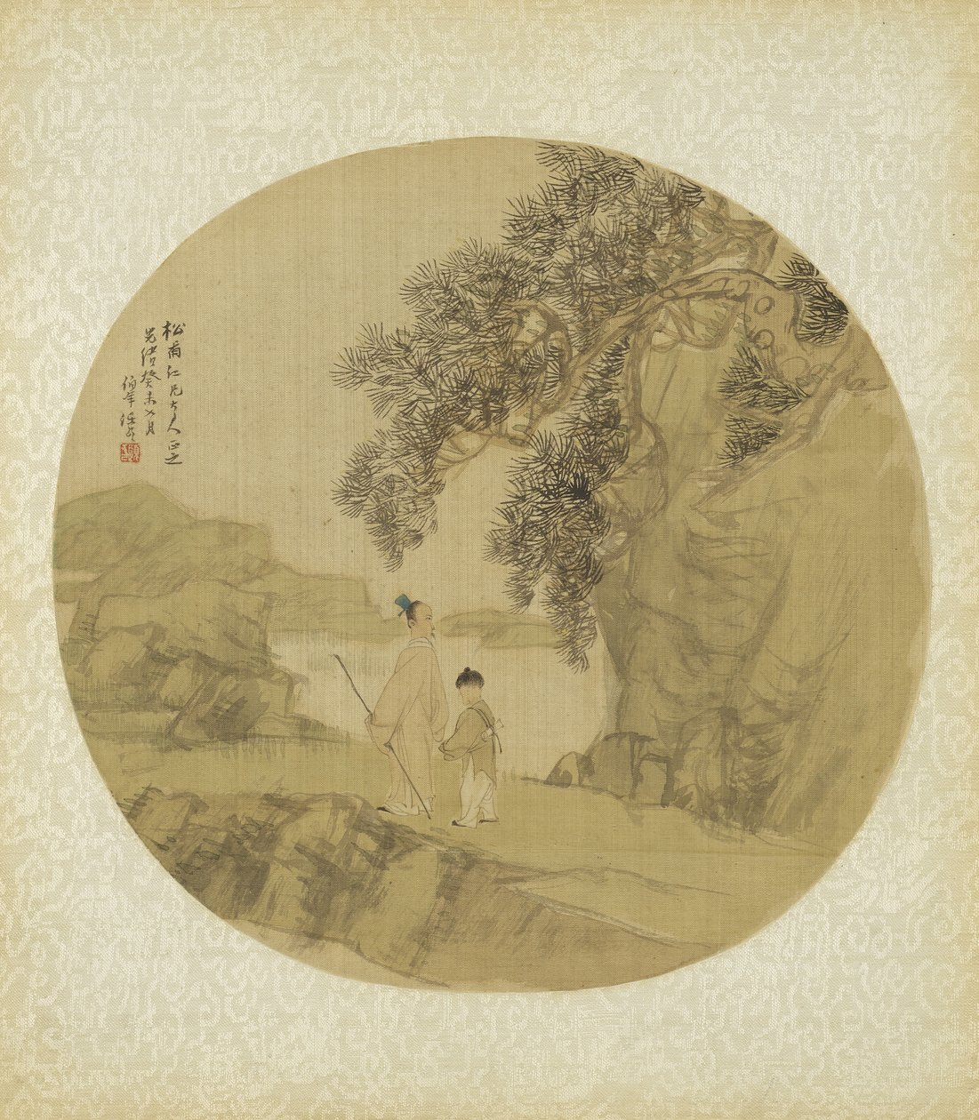 Figürlü manzara, 1883 by Qing Dynasty Chinese School