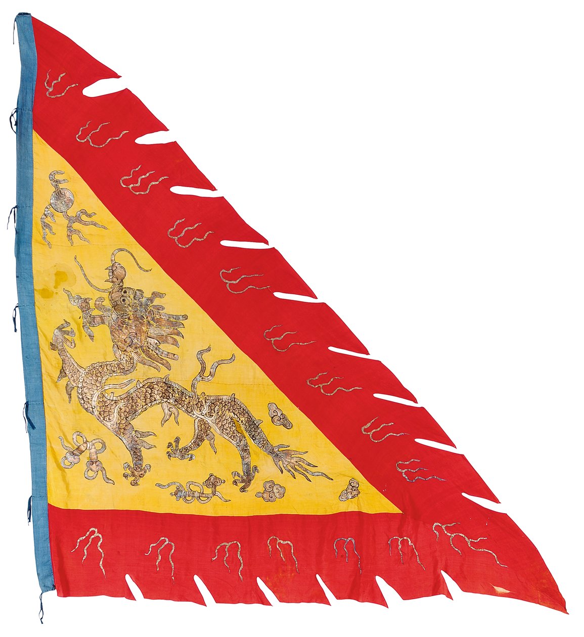 Bir çift pankarttan biri, c.1900 (ipek) by Qing Dynasty Chinese School