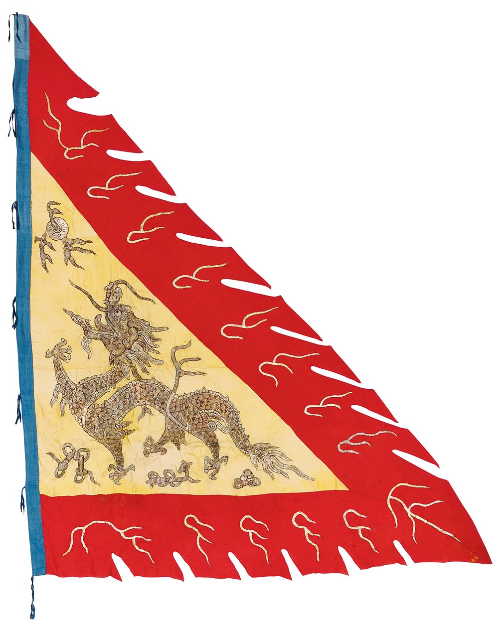 Bir çift pankarttan biri, c.1900 (ipek) by Qing Dynasty Chinese School