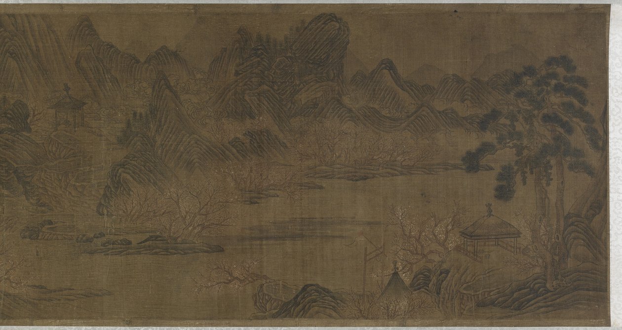 Şeftali Çiçeği Baharı by Qing Dynasty Chinese School