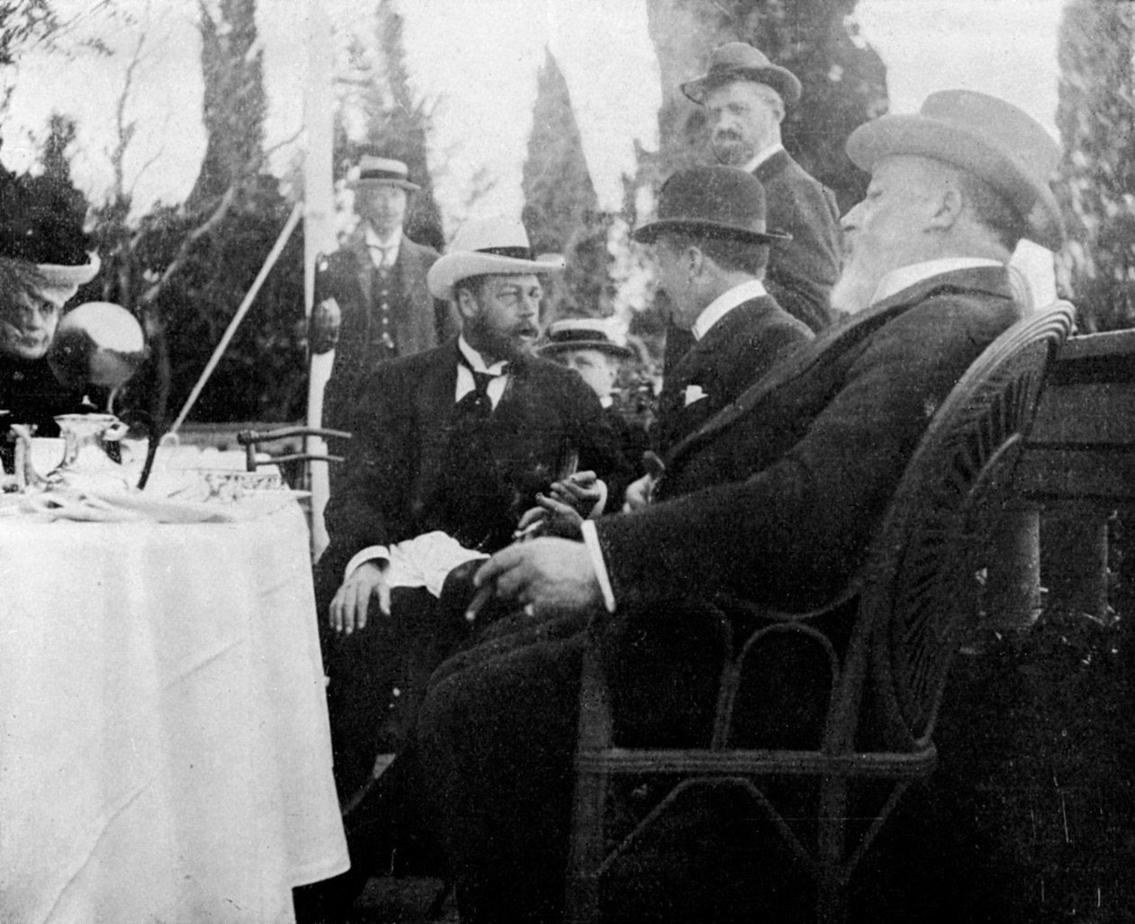 Prince George 1865-1936, geleceğin Kral George V, Korfu, Yunanistan, 1908. by Queen Alexandra