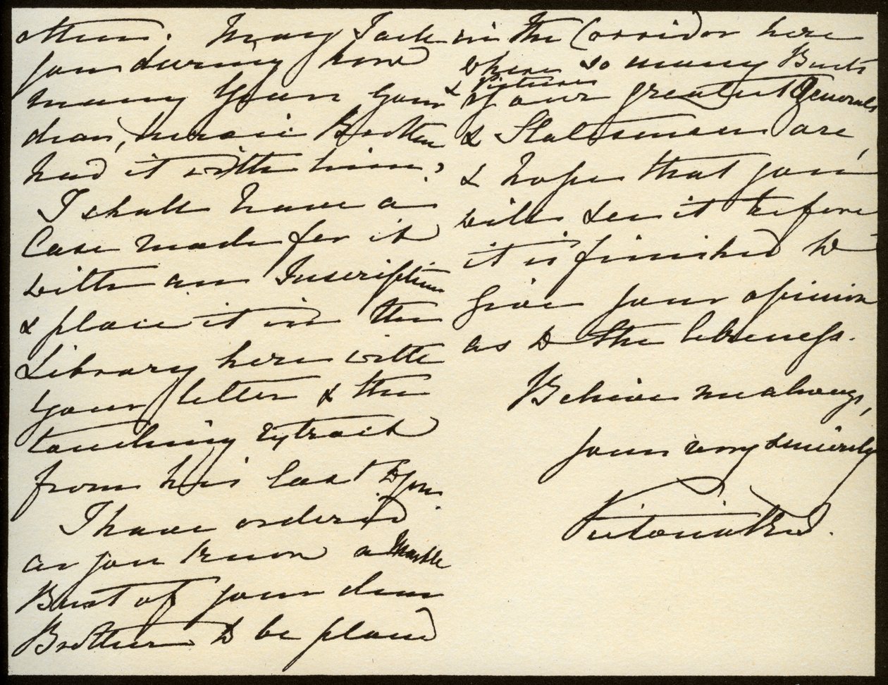 Kraliçe Victoria'dan Mary Augusta Gordon'a Mektup, Windsor Kalesi, 16 Mart 1885 by Queen Victoria