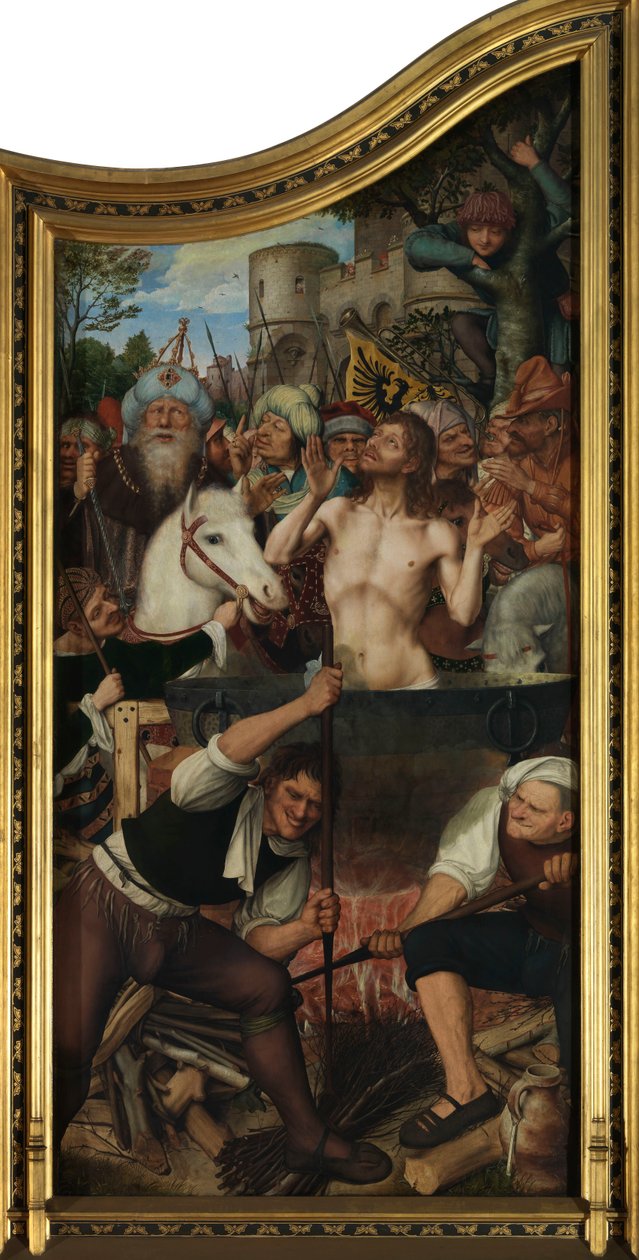Marangozlar Loncası Altarpiece (panel üzerine yağlıboya) by Quentin Massys or Matsys
