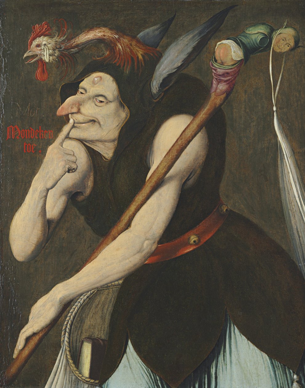 Bir Delilik Alegorisi by Quentin Massys or Metsys