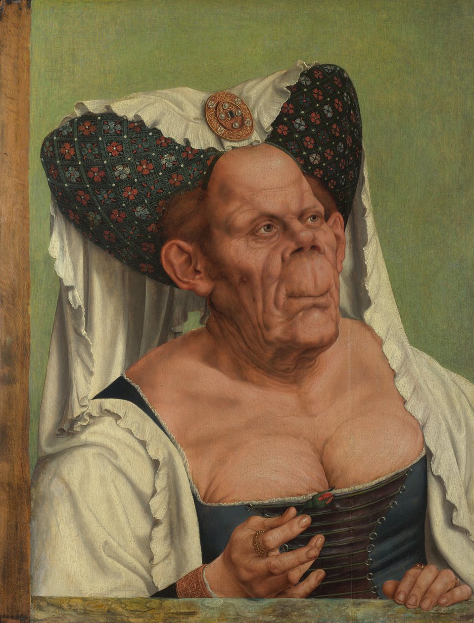 Yaşlı Bir Kadın Çirkin Düşes, c. 1513 by Quentin Massys or Metsys