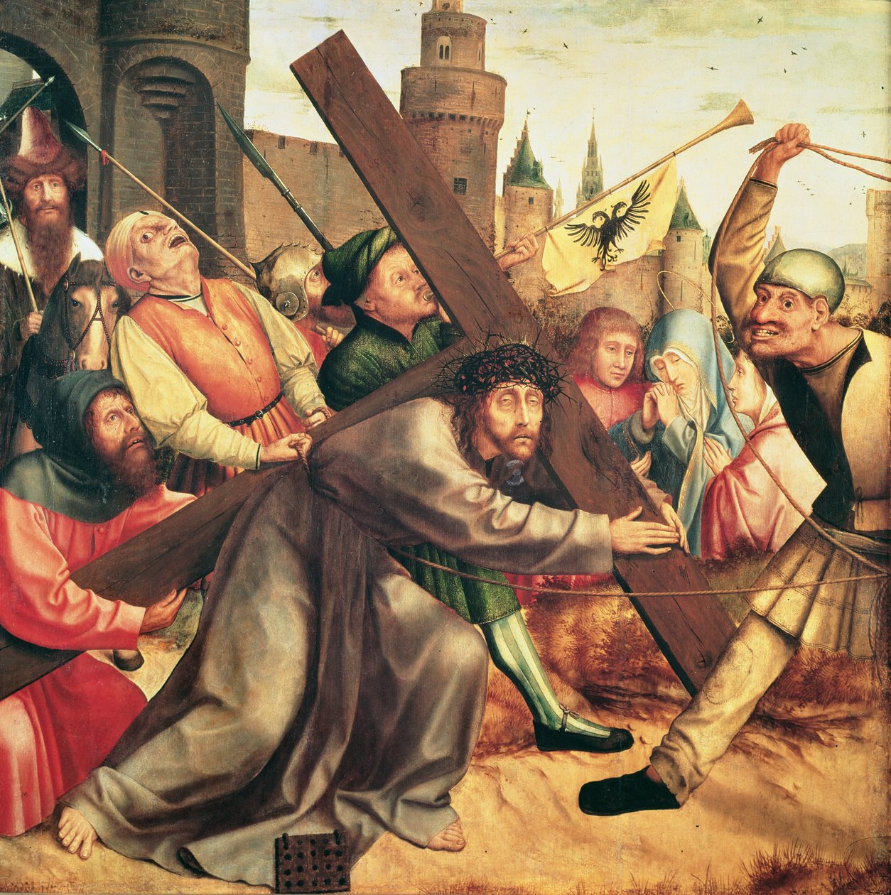 Haç İstasyonlarında Mesih by Quentin Massys or Metsys