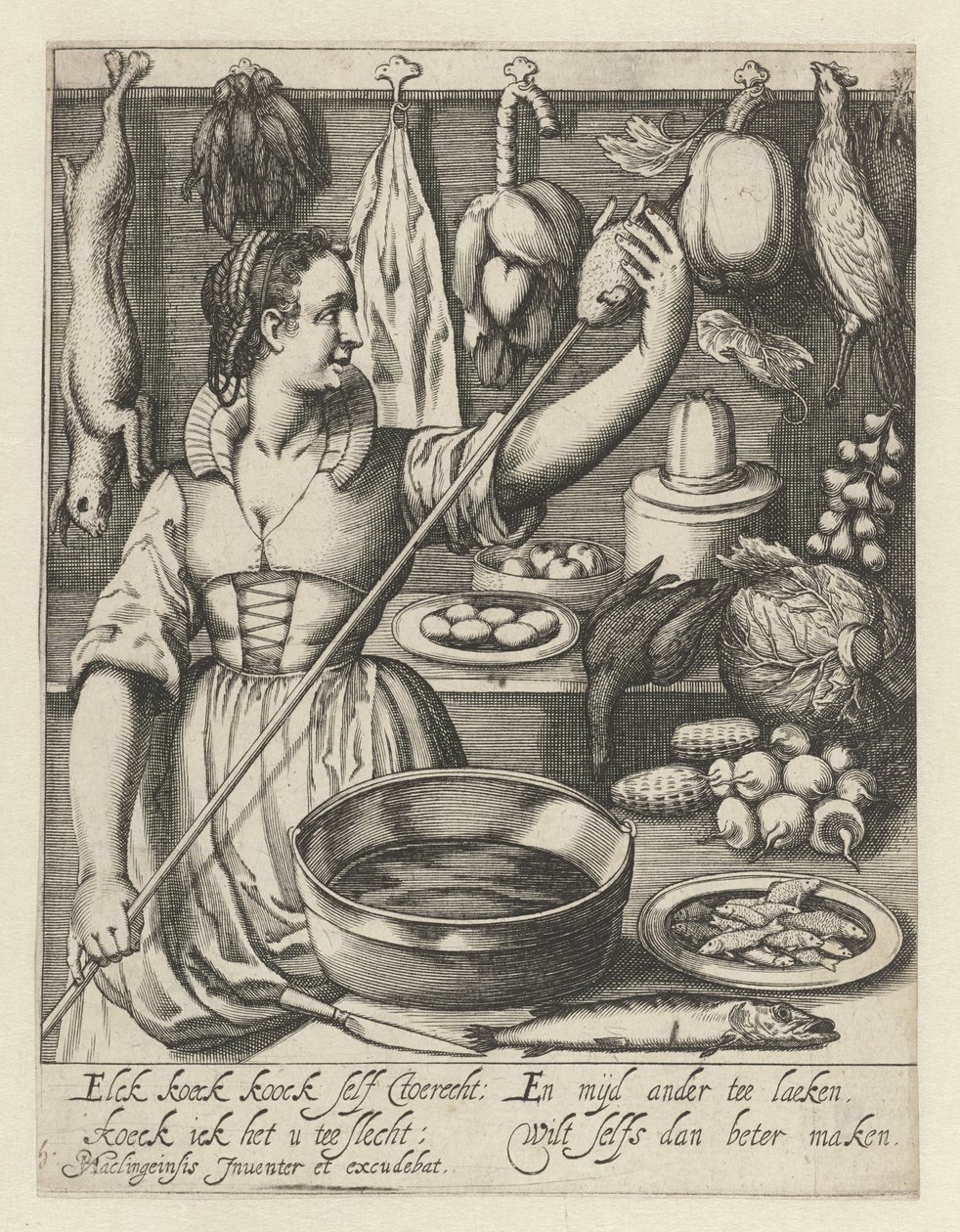 mutfak hizmetçisi by Quirin Boel (possibly)