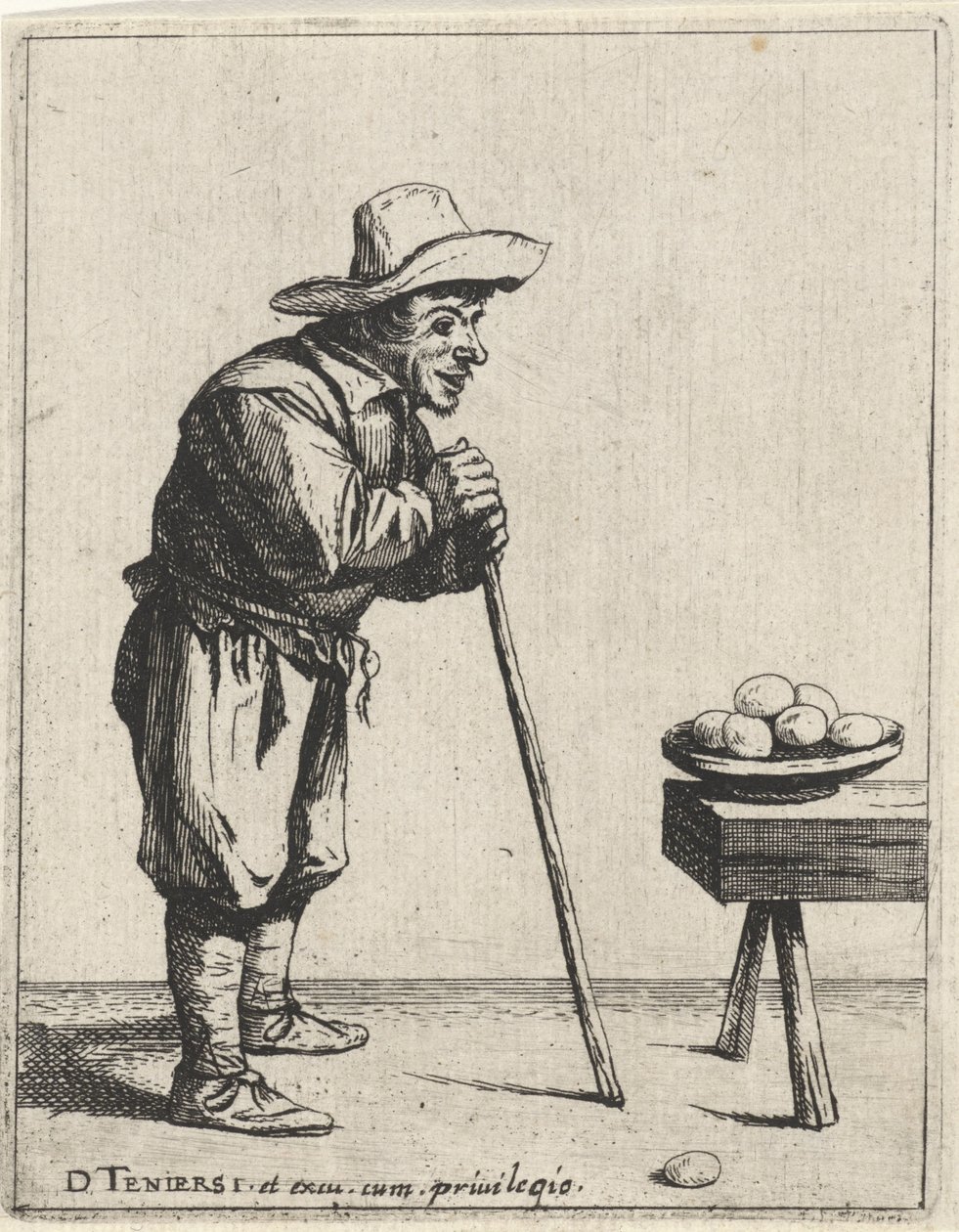 Baston ile çiftçi Tam teşekküllü çiftçiler (dizi adı) by Quirin Boel