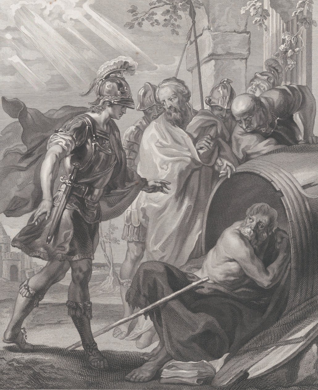 Sinoplu Diogenes ile Büyük İskender