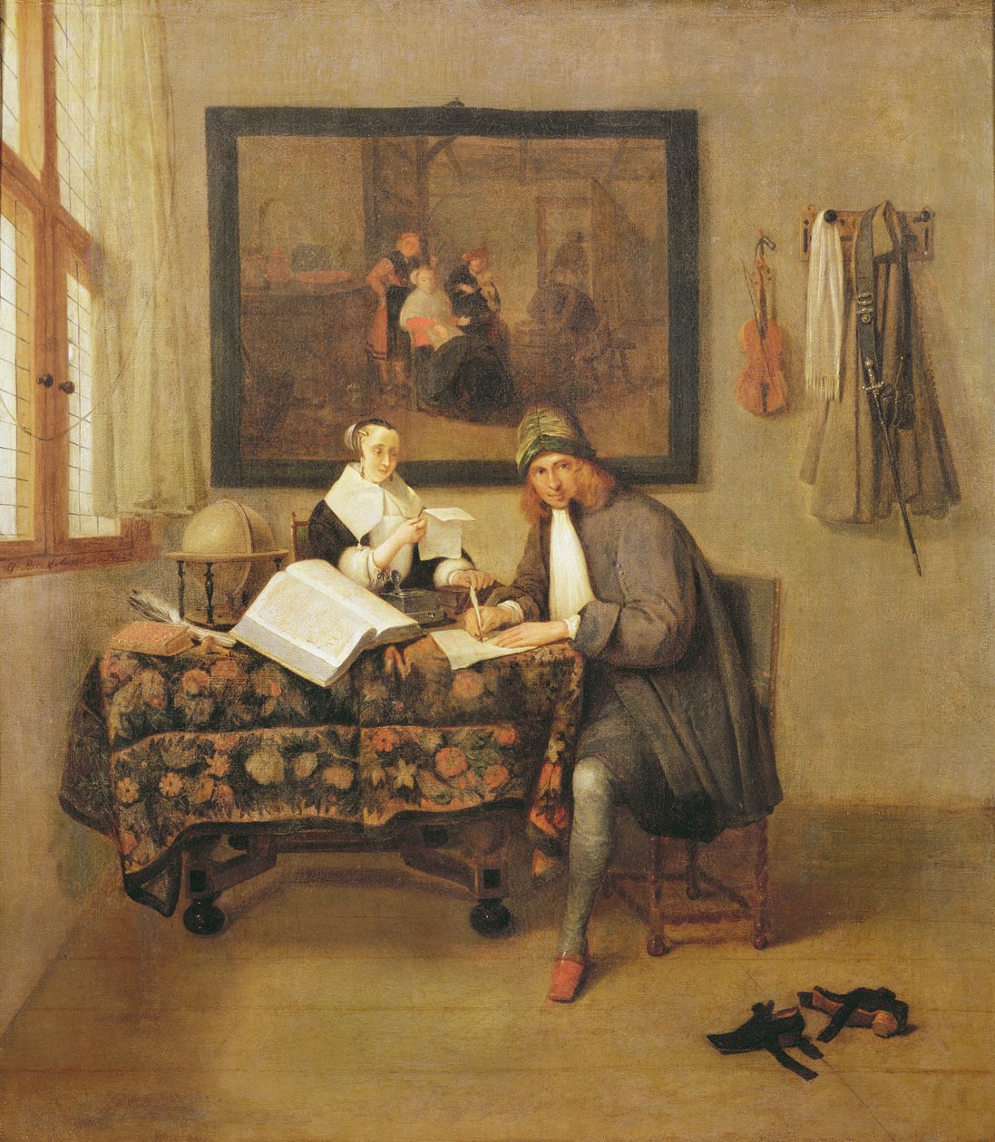 Çalışkan Hayat, 1662 by Quiringh Van Brekelenkam