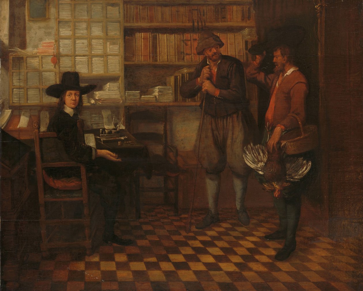 Kiracı Çiftçinin Kirası by Quiringh Gerritsz. van Brekelenkam (attributed to)