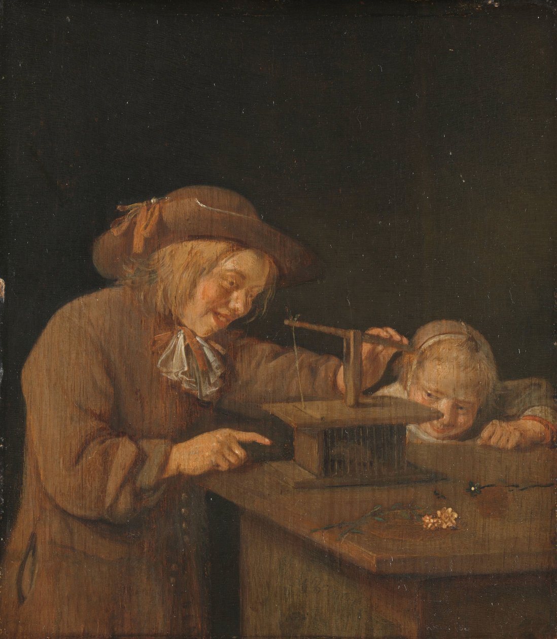 Fare kapanı by Quiringh Gerritsz. van Brekelenkam