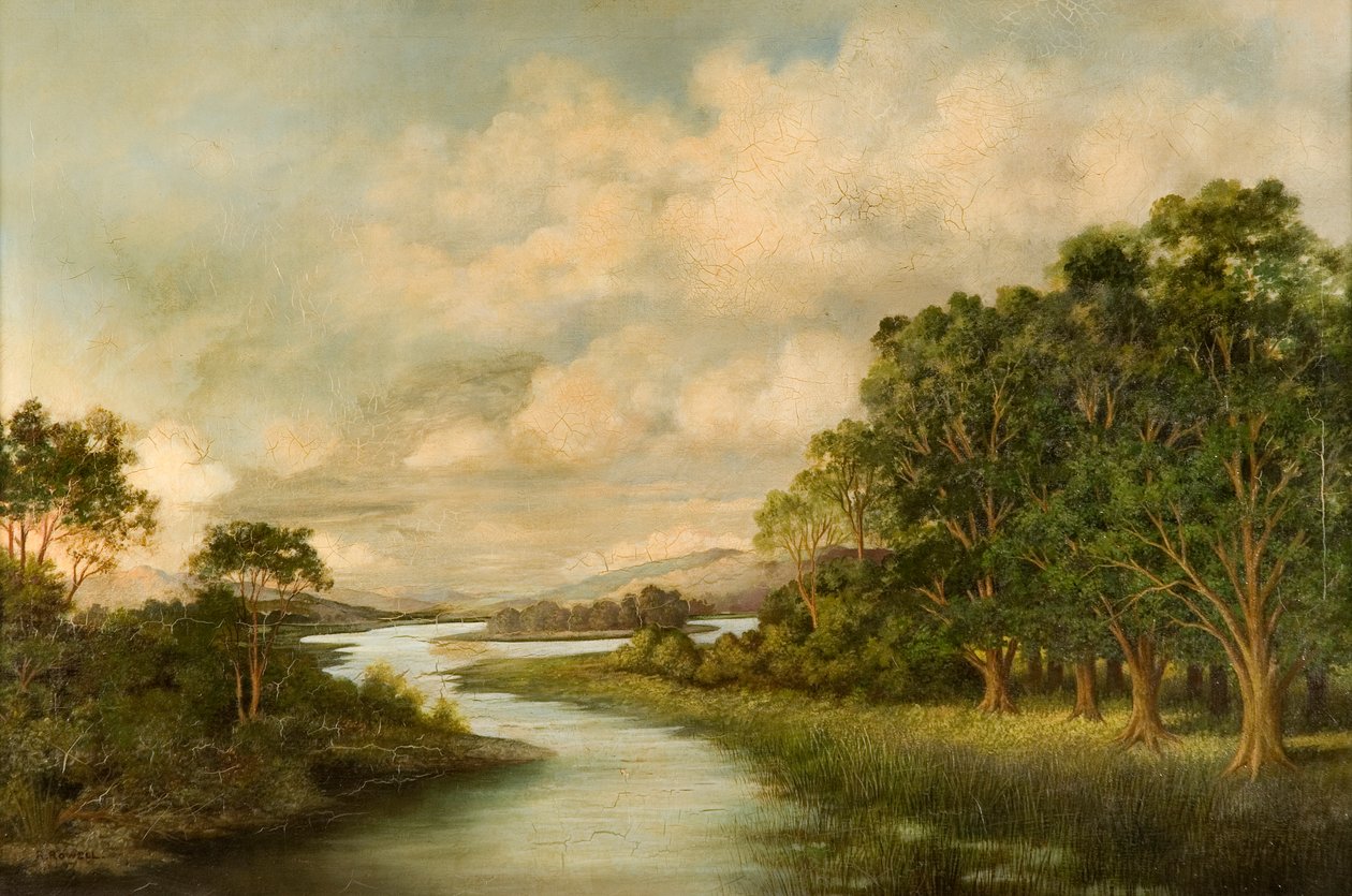 Kuzey Tyne Nehri manzarası by R. Rowell