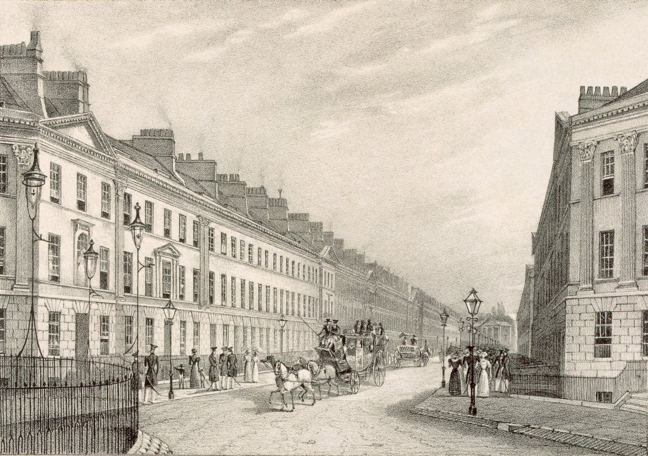 Büyük Pulteney Caddesi, Banyo, 1883 dolayları by R. Woodroffe
