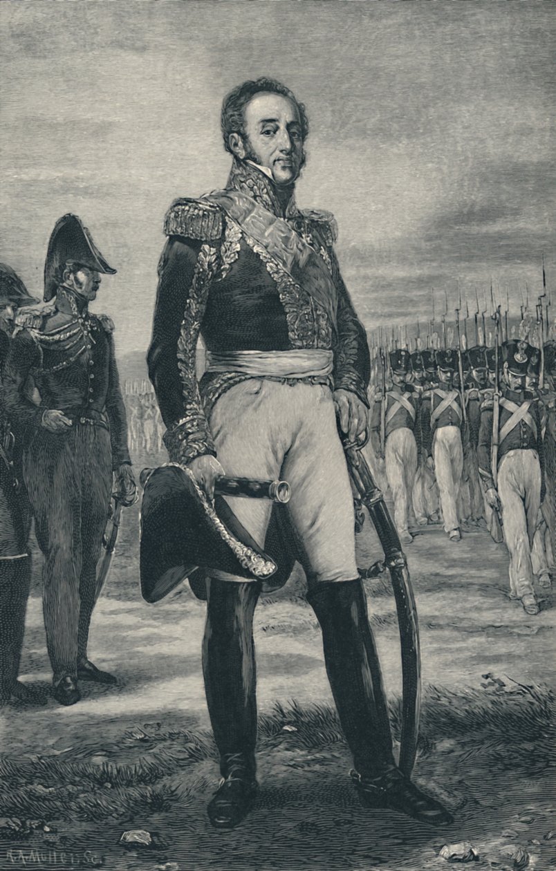 Mareşal Louis-Gabriel Suchet - Albufera Dükü, c1800, 1896 by R. A. Muller