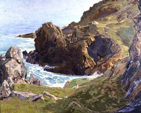 Cornish Kayalıkları, Zennor by R. Borlase Smart
