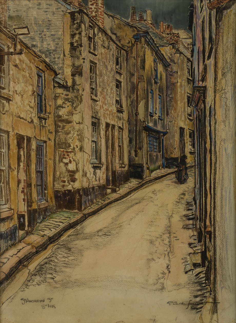 St Andrews Street, St Ives (karma teknik) by R. Borlase Smart