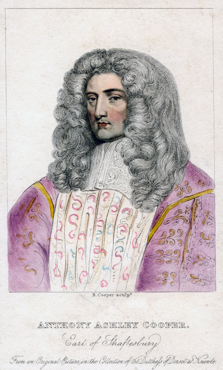 Anthony Ashley-Cooper, Shaftesbury Kontu. by R. Cooper