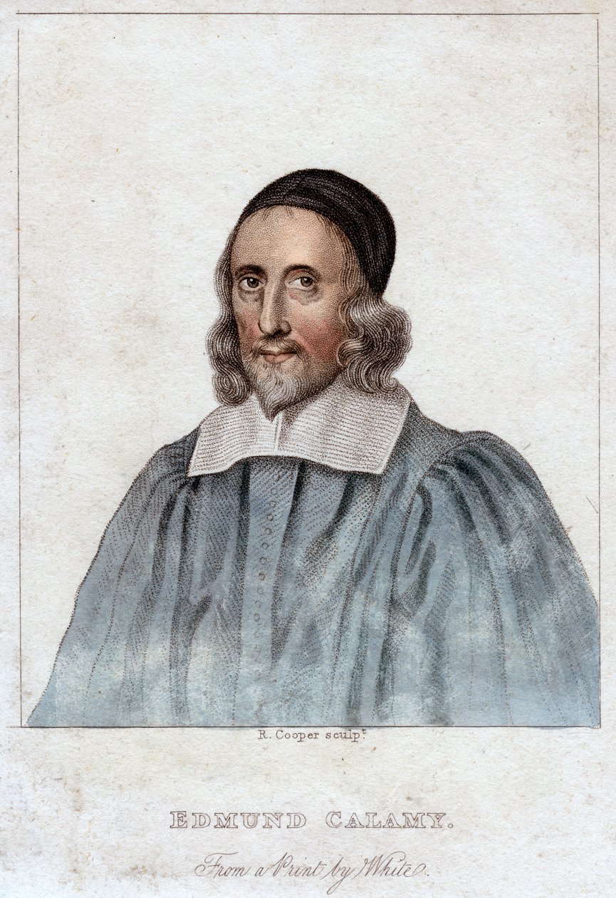 Edmund Calamy the Elder, 17. yüzyıl İngiliz Presbiteryen kilise lideri, 19. yüzyılın başlarında. by R. Cooper