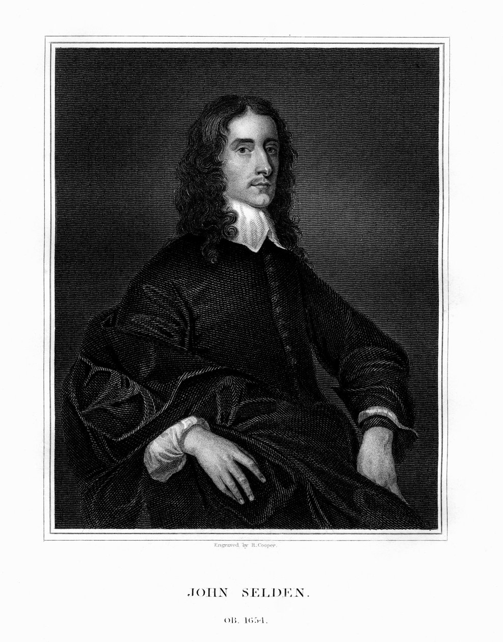 John Selden, İngiliz hukukçu, yasal antikacı ve doğu bilgini, 1823. by R. Cooper