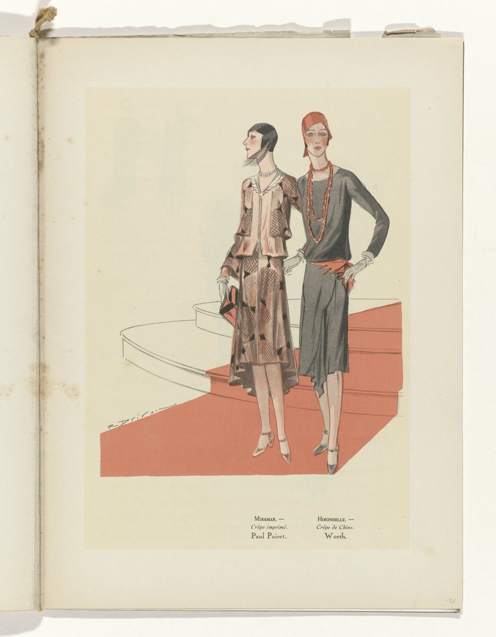 Sanat - Tat - Güzellik, Feminen zarafet broşürleri, Mart 1929, Sayı 103, 9. Yıl, s. 23 by R. Drivon