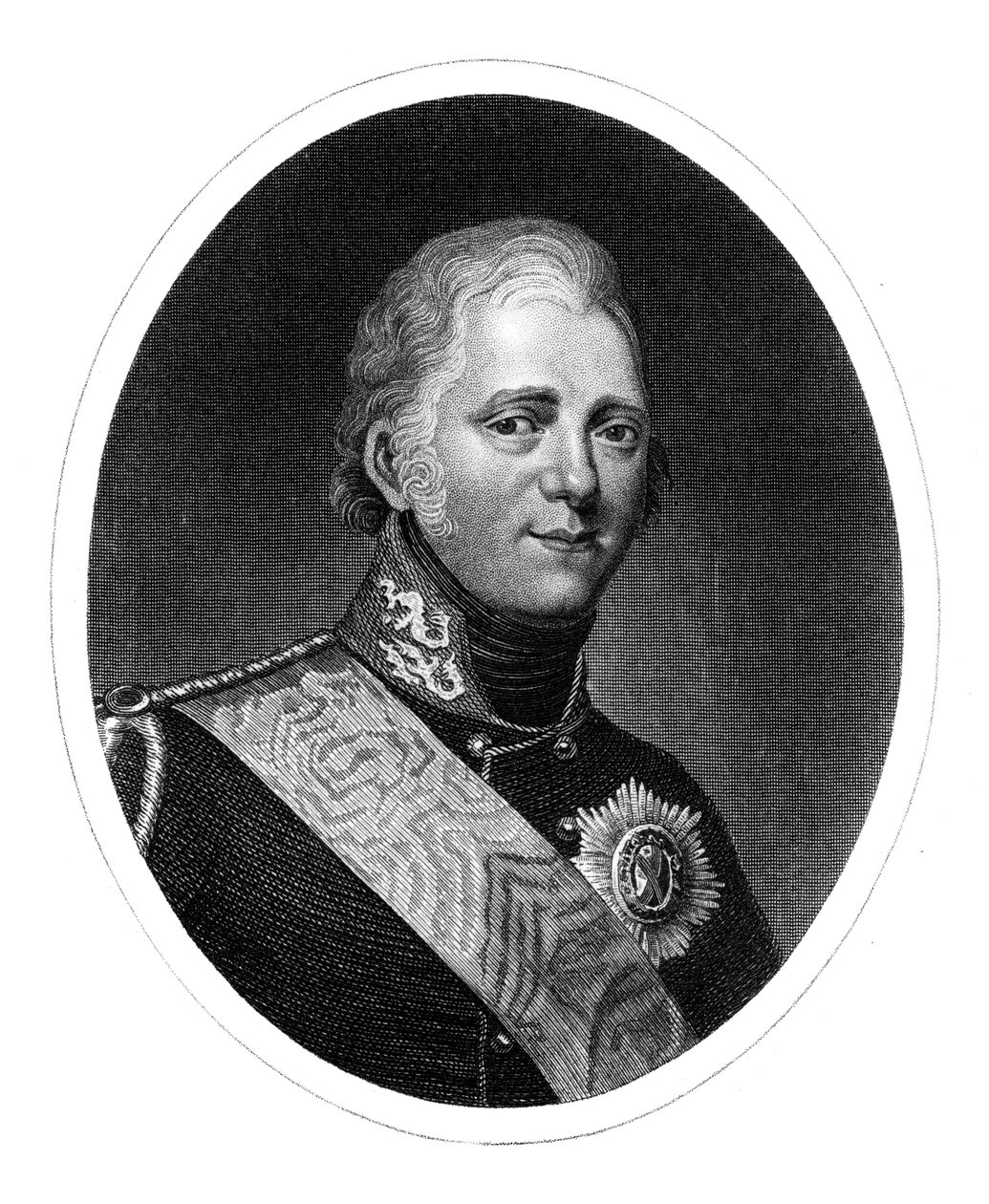 Alexander I, Rusya Çarı, 1826. by R. Page