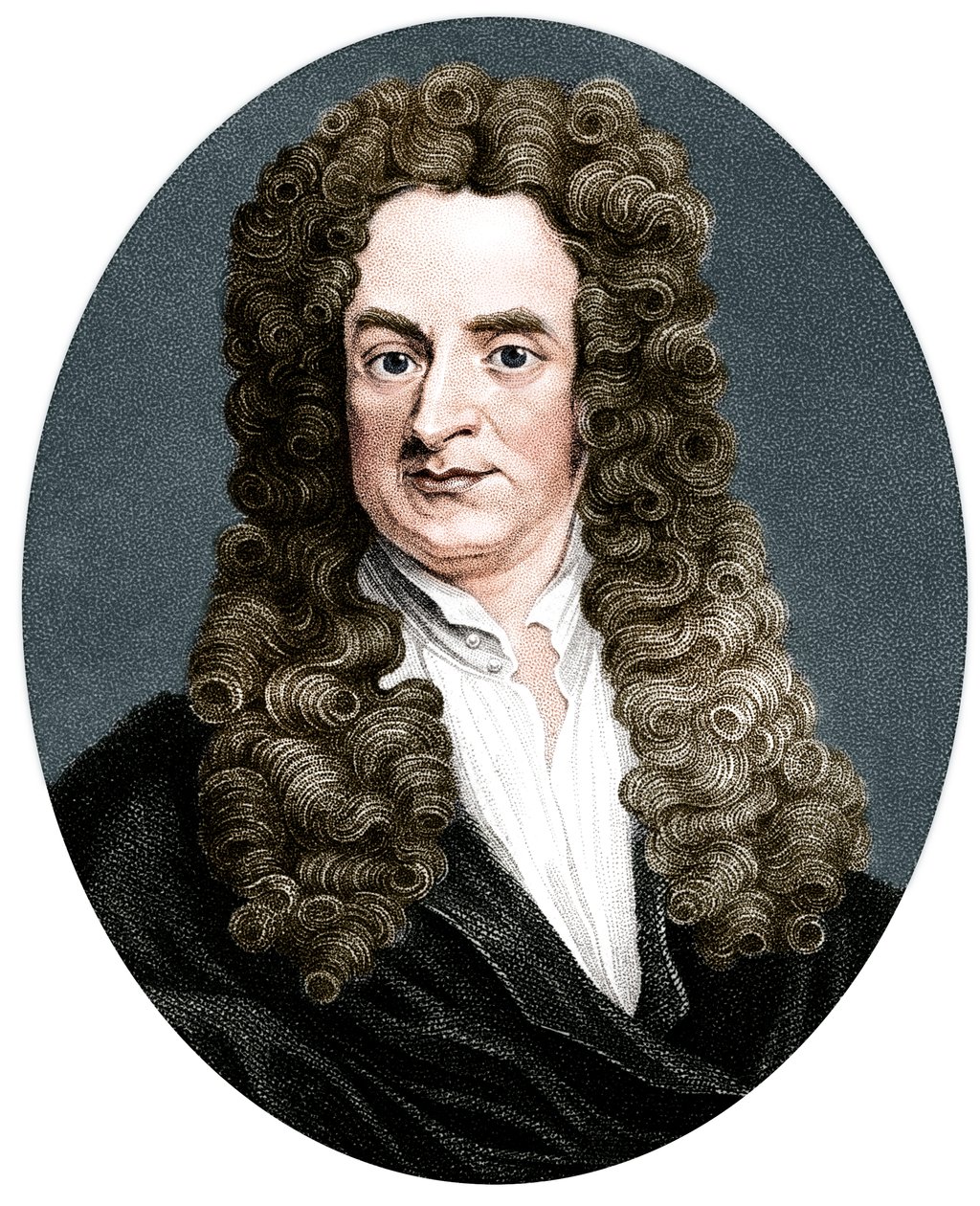 Isaac Newton, İngiliz matematikçi, astronom ve fizikçi, 1818 by R. Page