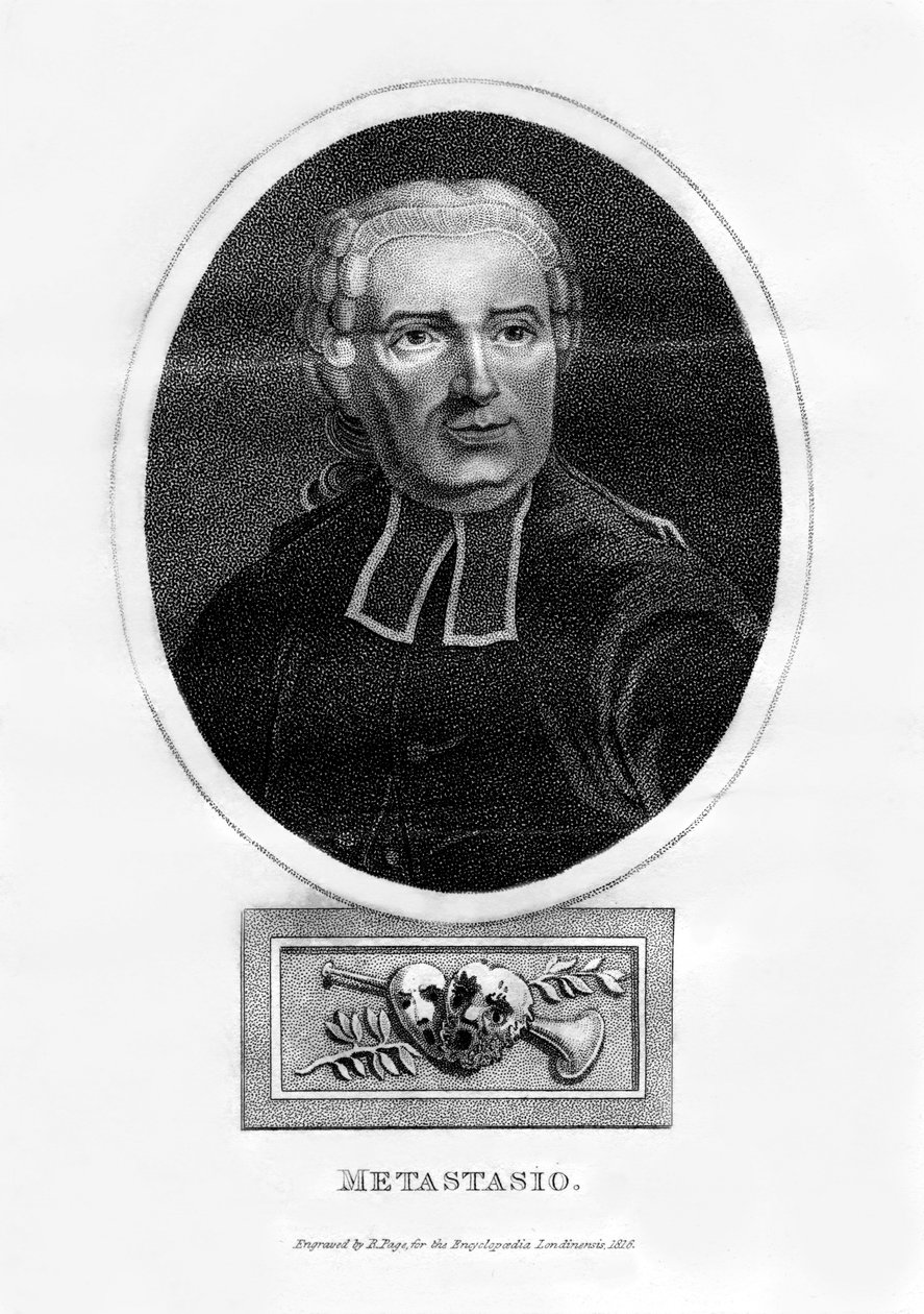 Metastasio, İtalyan şair, 1816. by R. Page