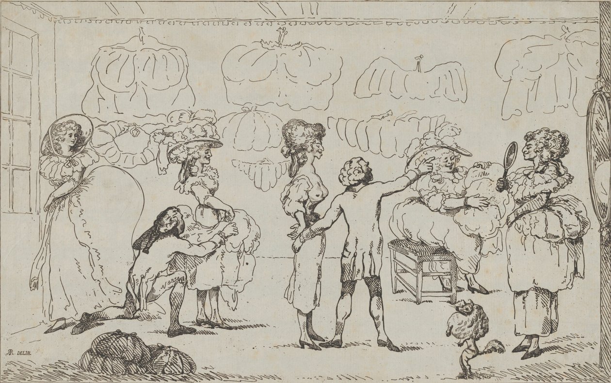 Serseri Dükkanı, 11 Temmuz 1785. by R. Rushworth.