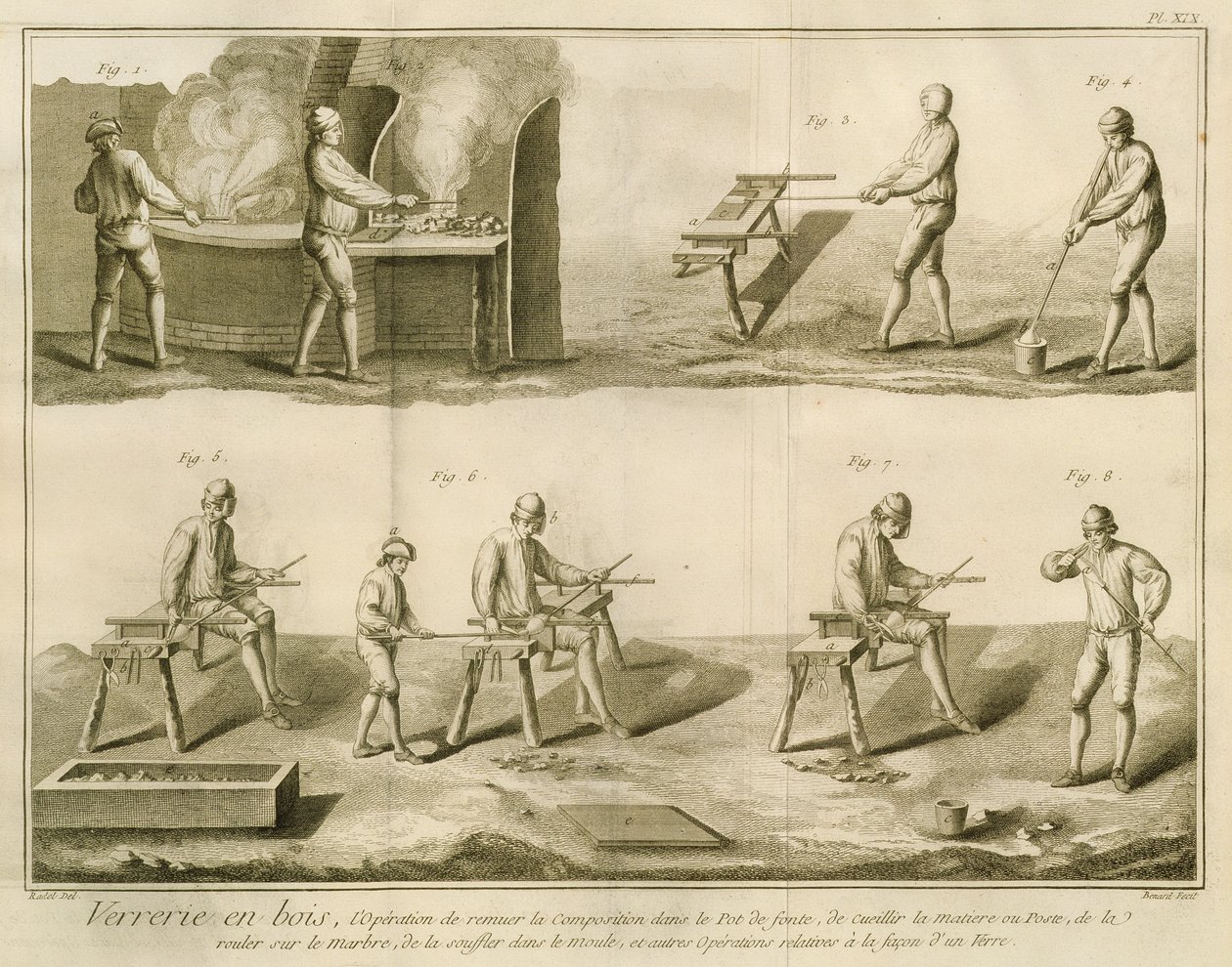 Cam üfleme, Denis Diderot