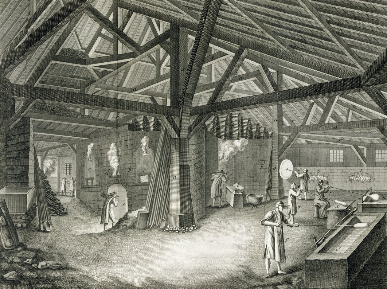 Cam yapım fabrikası, Denis Diderot