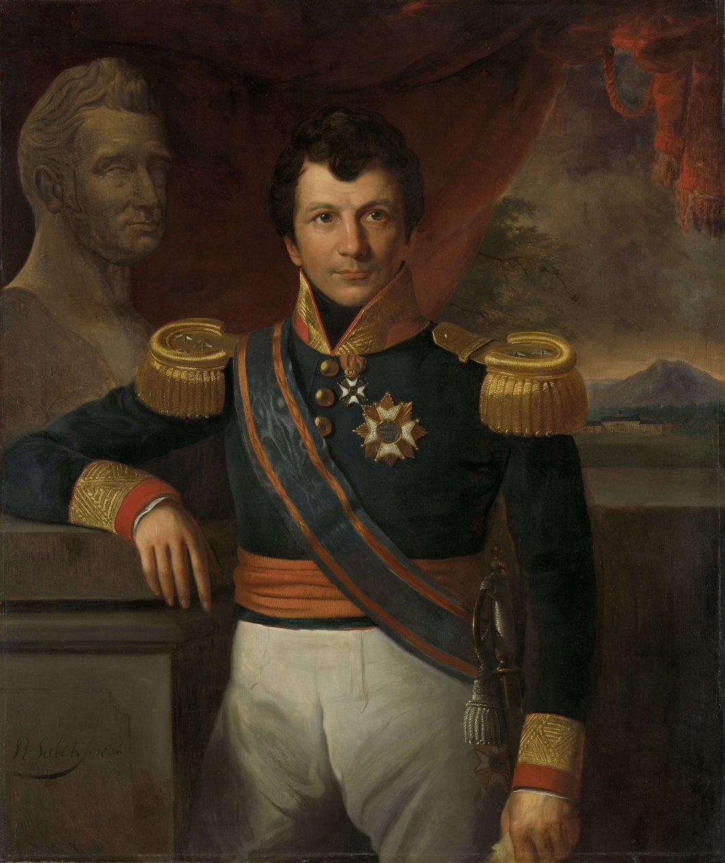 Johannes Kont van den Bosch by Raden Saleh