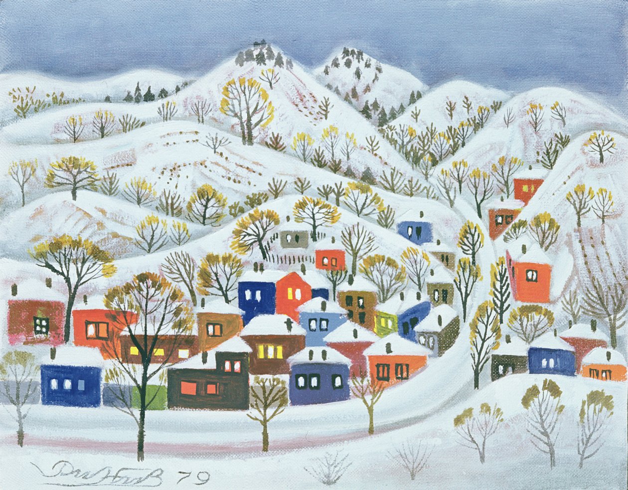 kış, 1979 by Radi Nedelchev