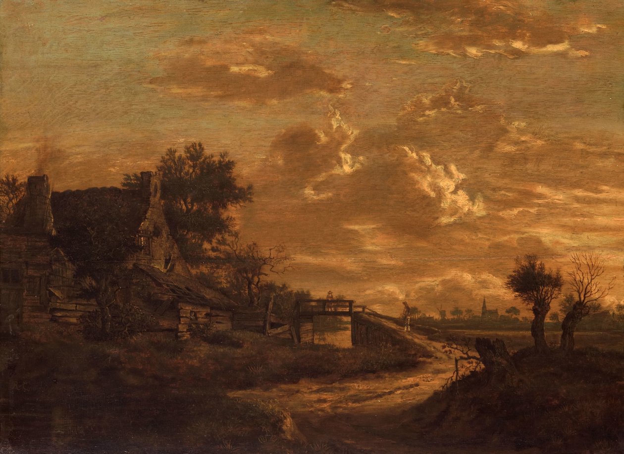 Gün batımında manzara by Rafaël Camphuysen (I)
