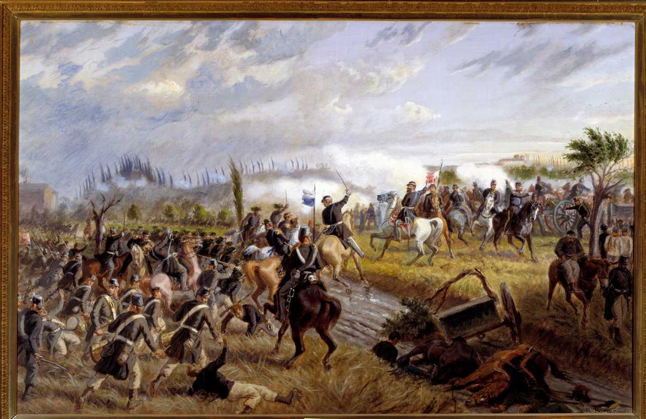 Risorgimento: “” San Martino Muharebesi”” 24/06/1859 Solferino Muharebesi Bölümü (24 Haziran 1859