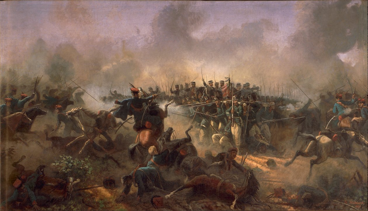 Üçüncü Bağımsızlık Savaşı, Prens Umberto, Villafranca meydanında, 24 Haziran 1866, Raffaele Pontremoli by Raffaele Pontremoli