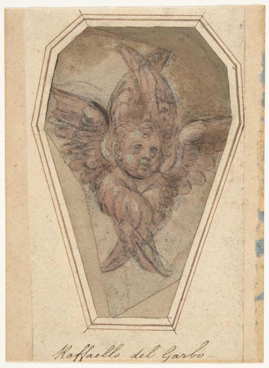 Nakış için Seraph Karikatürü, 1466-1524. by Raffaellino del Garbo