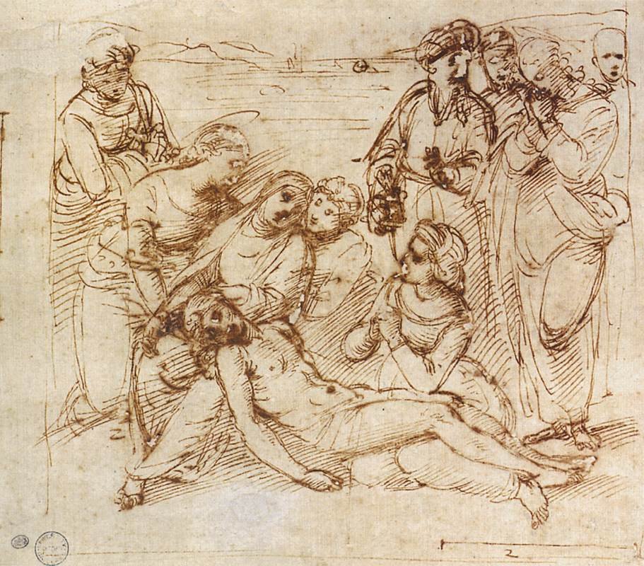 ağıt sahnesi by Raffaello Sanzio Raphael