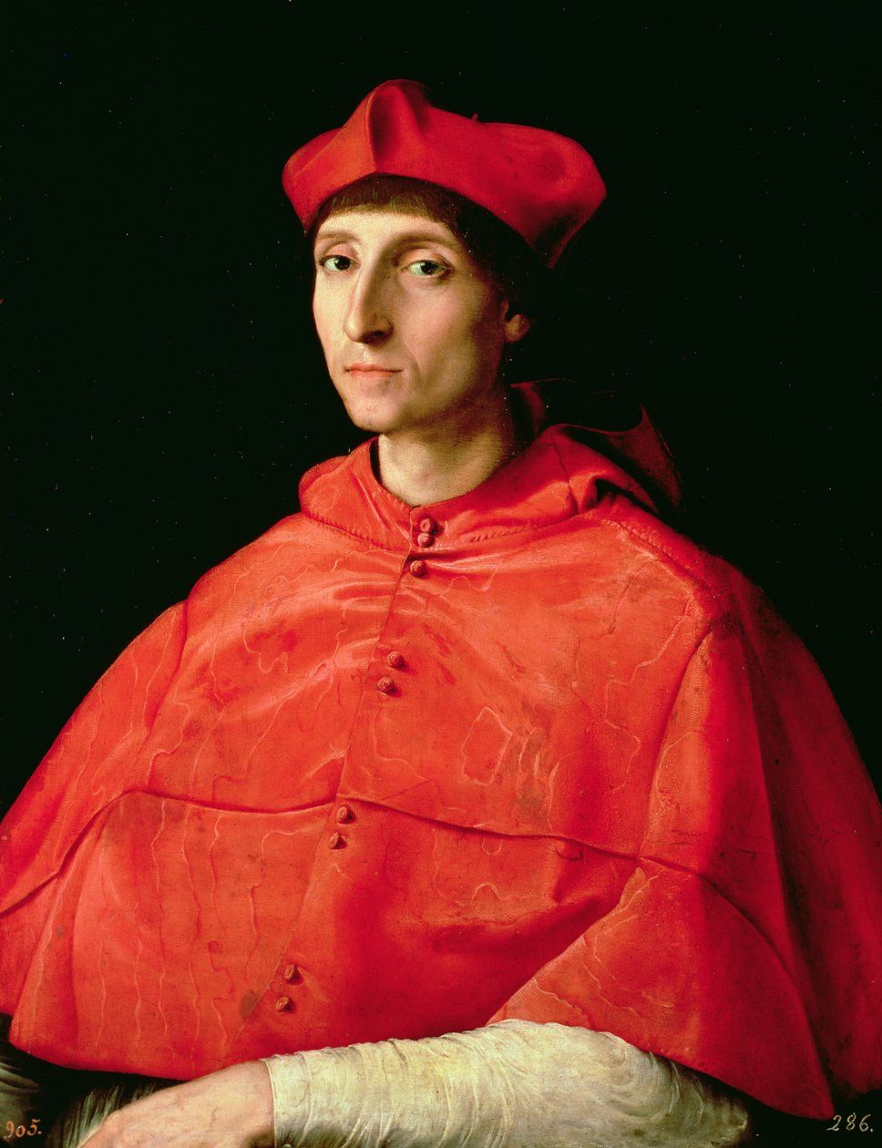 Bir Kardinalin Portresi by Raffaello Sanzio Raphael