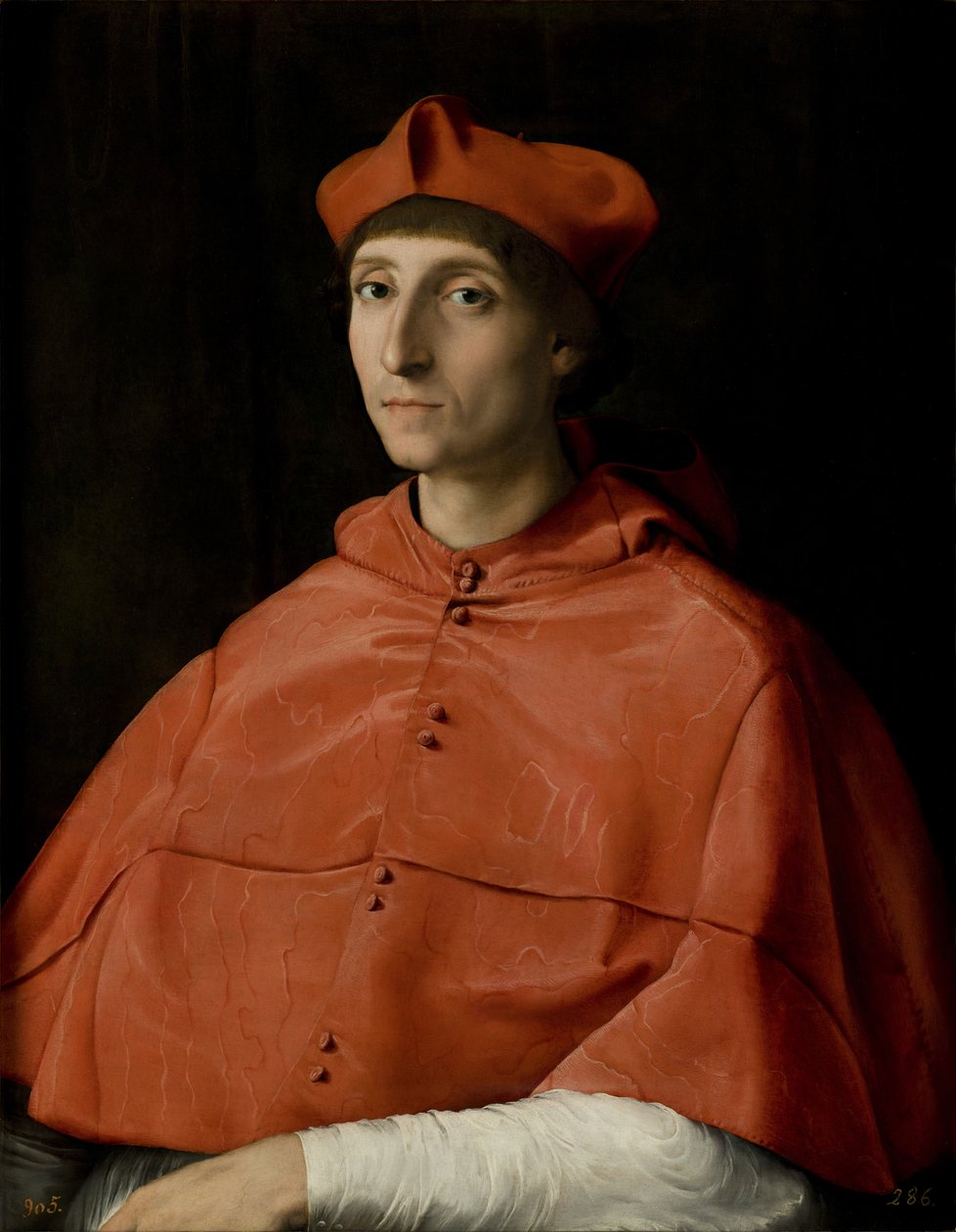 Bir Kardinalin Portresi by Raffaello Sanzio Raphael
