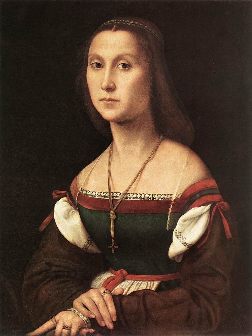 Bir Kadının Portresi by Raffaello Sanzio Raphael