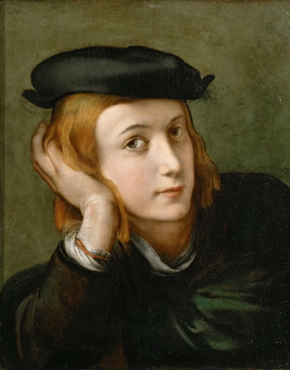 genç bir adam portresi by Raffaello Sanzio Raphael