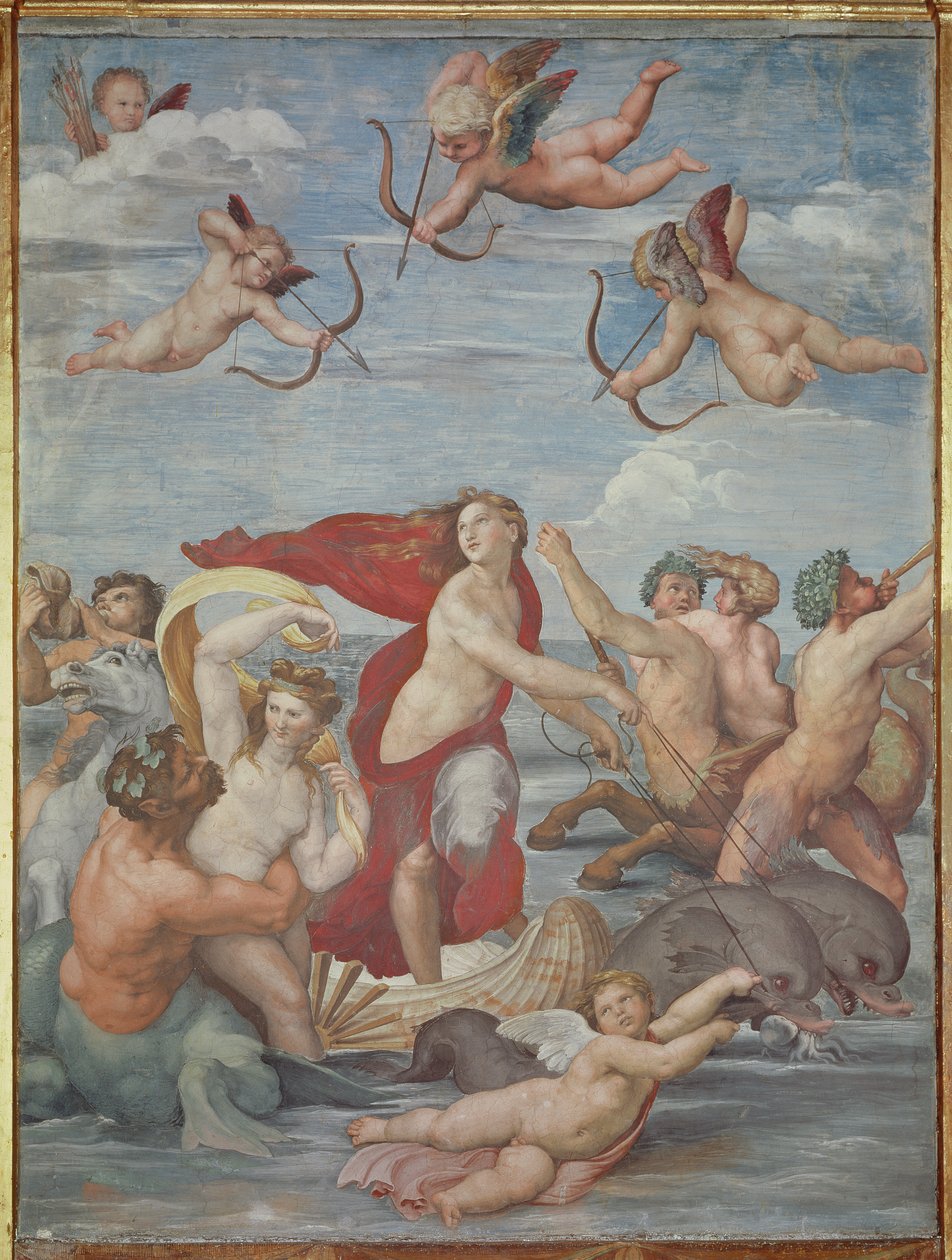 The Triumph of Galatea, 1512-14  by Raffaello Sanzio Raphael
